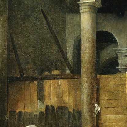 Lo Studio Dell'Artista Hubert Robert hrb90 quadro stampato su tela