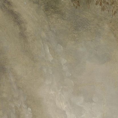 Cascata Con Disegno Dell'Artista Hubert Robert hrb133 quadro stampato su tela