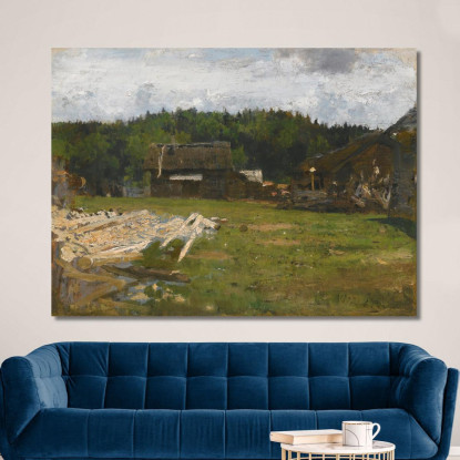 Radura Della Foresta Vicino A Chuguev Ucraina Ilya Efimovich Repin ier4 quadro stampato su tela