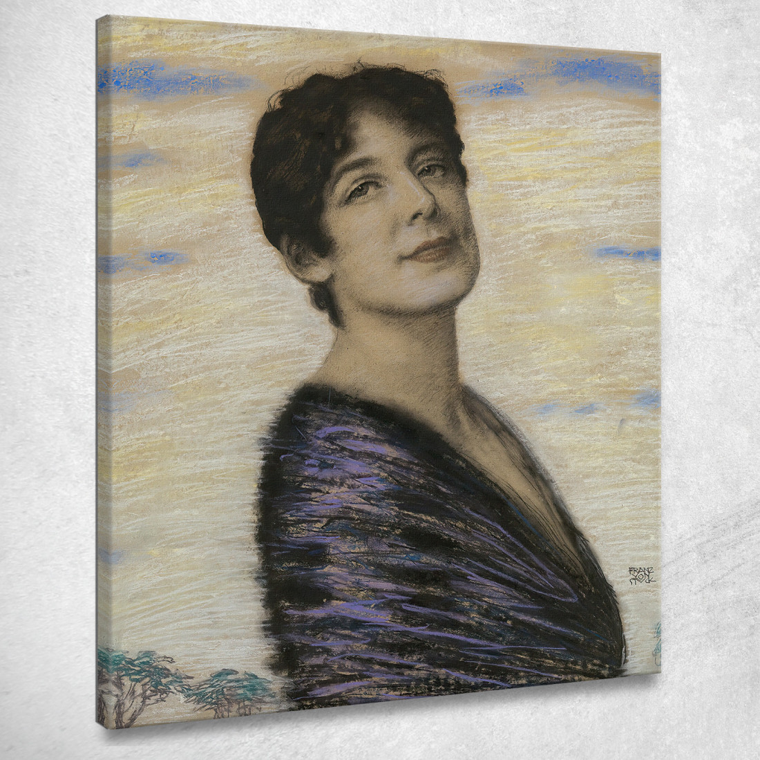 Mary Di Bloccato 2 Franz von Stuck fvs52 quadro stampato su tela