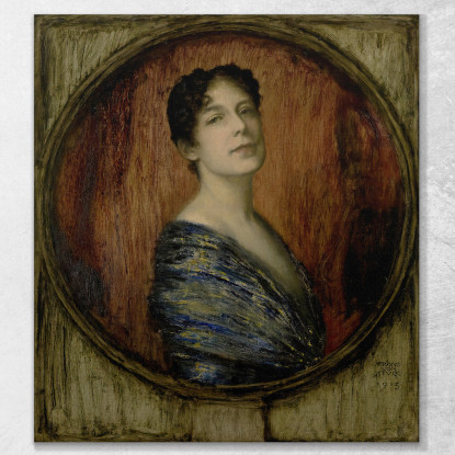 Mary Von Stuck Franz von Stuck fvs54 quadro stampato su tela