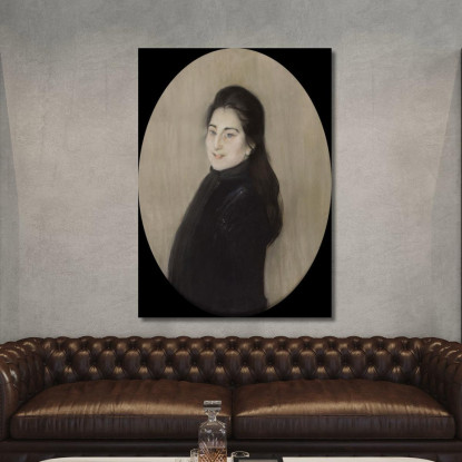 La Marchesa Di Casa-Fuerte Jacques-Émile Blanche jeb17 quadro stampato su tela