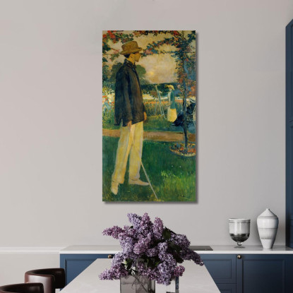 Ritratto Di Jean Cocteau Jacques-Émile Blanche jeb29 quadro stampato su tela