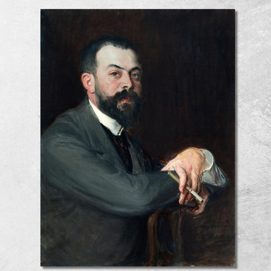 Ritratto Del Signor Léon Pissard Young Jacques-Émile Blanche jeb39 quadro stampato su tela