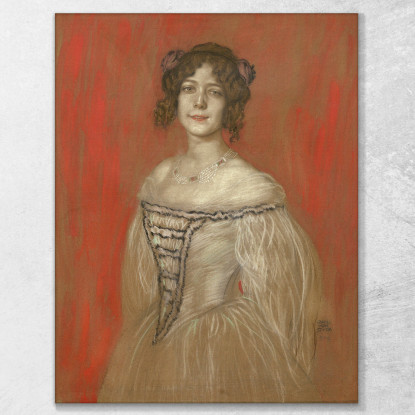 Olga Lindpaintner Franz von Stuck fvs63 quadro stampato su tela