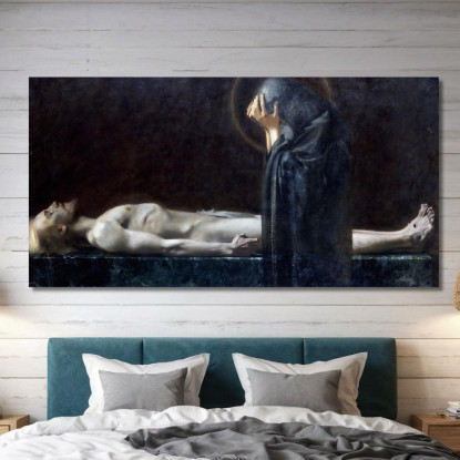 Pietà Franz von Stuck fvs66 quadro stampato su tela
