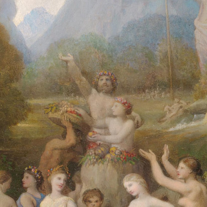 L'Età Dell'Oro Jean Auguste Dominique Ingres jad45 quadro stampato su tela