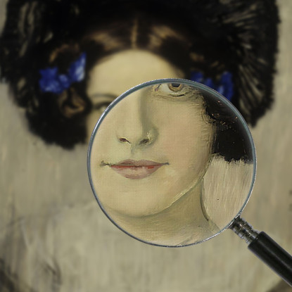 Ritratto Della Figlia Dell'Artista Mary Franz von Stuck fvs71 quadro stampato su tela