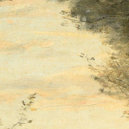 Danza Italiana Jean-Baptiste-Camille Corot jbc97 quadro stampato su tela