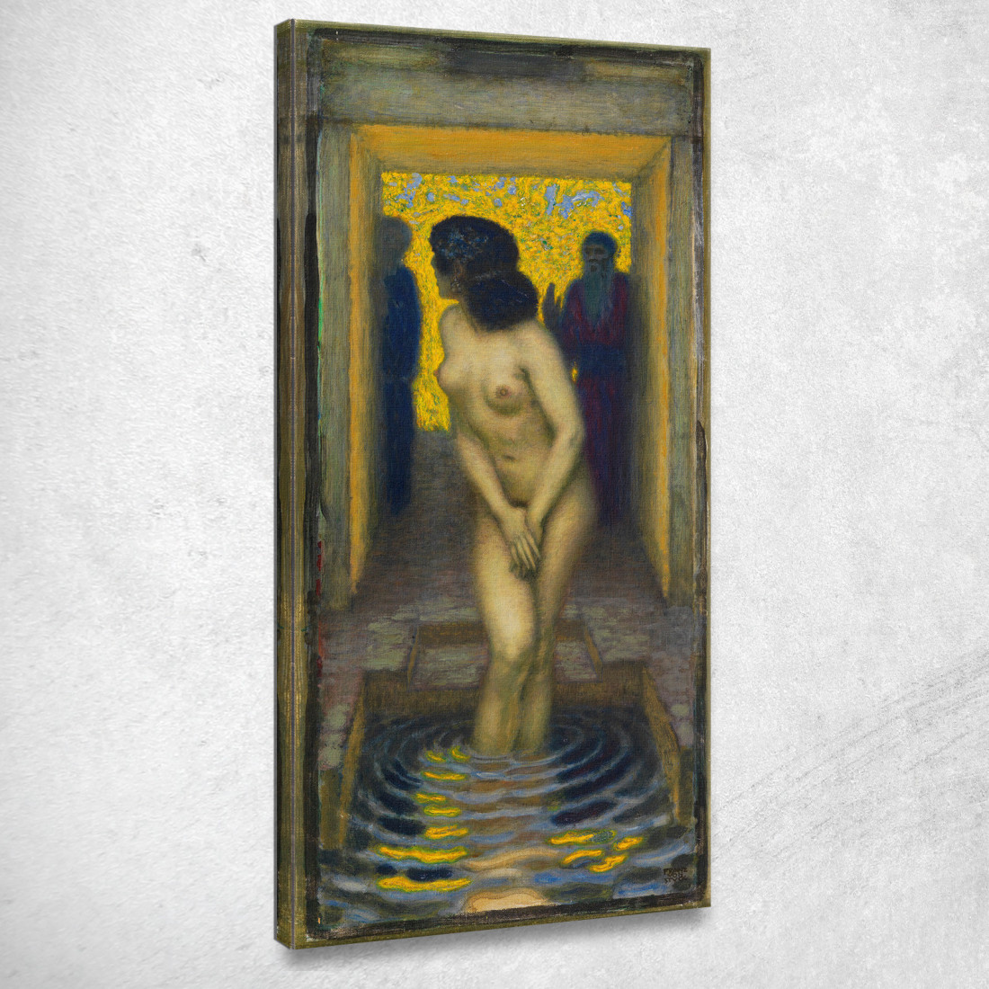 Susanna Im Bade Franz von Stuck fvs89 quadro stampato su tela