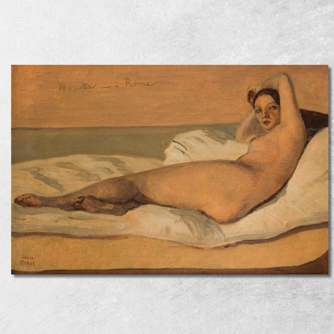 Marietta Jean-Baptiste-Camille Corot jbc172 quadro stampato su tela