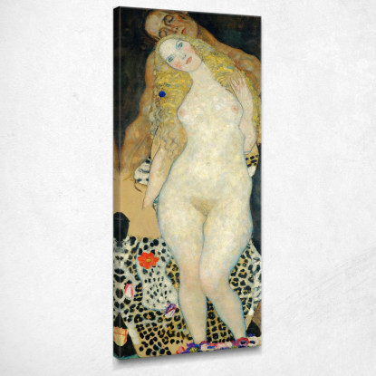 Adamo Ed Eva Gustav Klimt kg1 quadro stampato su tela