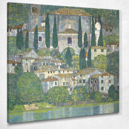 La Chiesa Di Cassone Gustav Klimt kg10 quadro stampato su tela