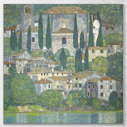 La Chiesa Di Cassone Gustav Klimt kg10 quadro stampato su tela