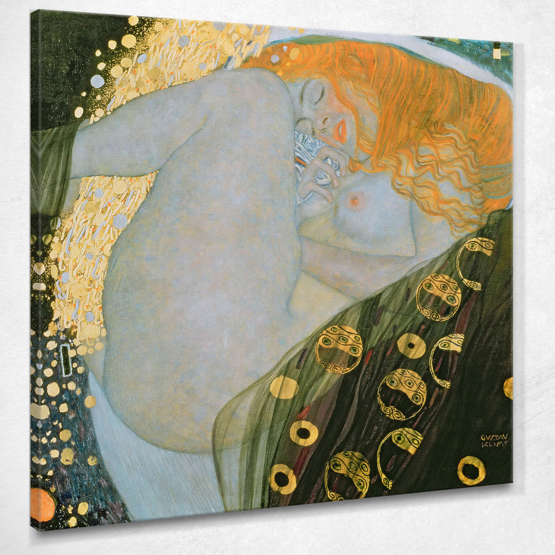 Danae Gustav Klimt kg12 quadro stampato su tela