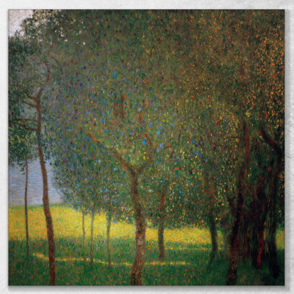 Alberi Da Frutta Gustav Klimt kg15 quadro stampato su tela