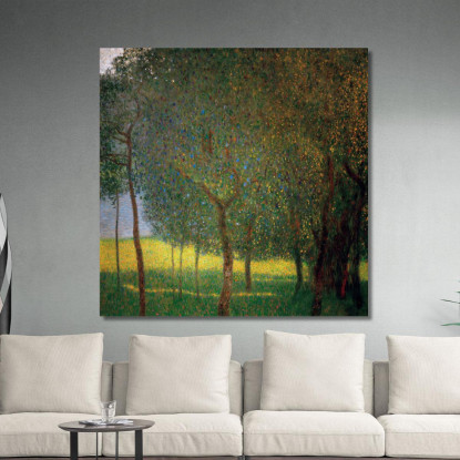 Alberi Da Frutta Gustav Klimt kg15 quadro stampato su tela