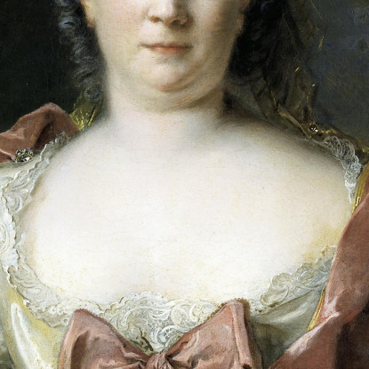 Ritratto Di Anna Elisabeth Readse Jean-Marc Nattier jmn22 quadro stampato su tela