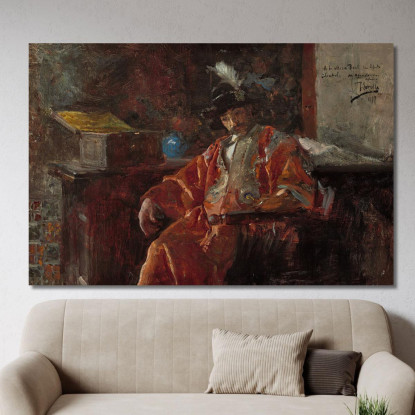 Figura Di Un Mercante Joaquín Sorolla jsr38 quadro stampato su tela