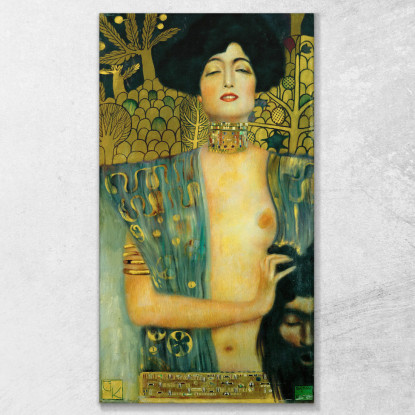 Oloferne E Giuditta Gustav Klimt kg27 quadro stampato su tela