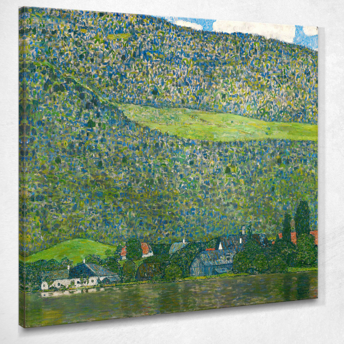 Litzlberg Sull'Attersee Gustav Klimt kg30 quadro stampato su tela