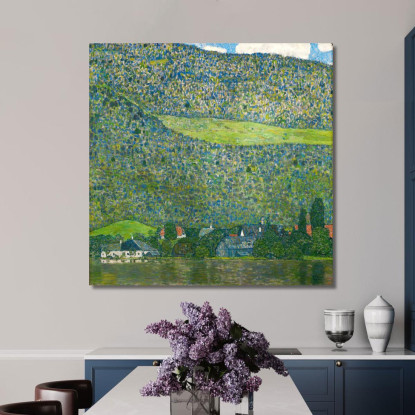 Litzlberg Sull'Attersee Gustav Klimt kg30 quadro stampato su tela