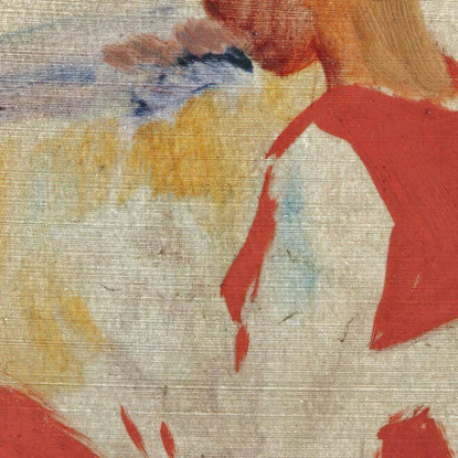 Schizzo Per Genoveva Segurola Zarauz Joaquín Sorolla jsr101 quadro stampato su tela