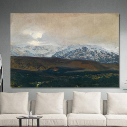 La Sierra Di Guadarrama Joaquín Sorolla jsr111 quadro stampato su tela