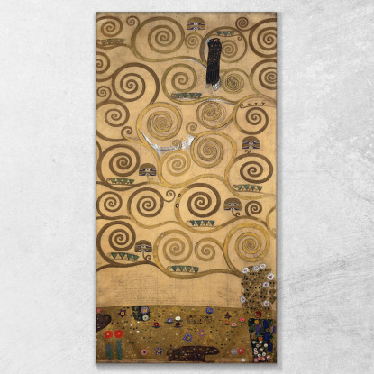 Murale Per La Sala Da Pranzo Dello Stoclet Palais 1905 Gustav Klimt kg35 quadro stampato su tela