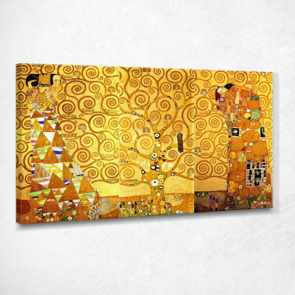 L'Albero Della Vita Murale Per La Sala Da Pranzo Stoclet Palais Gustav Klimt kg37 quadro stampato su tela