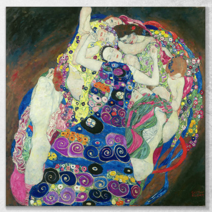 La Vergine Gustav Klimt kg41 quadro stampato su tela