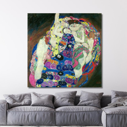 La Vergine Gustav Klimt kg41 quadro stampato su tela