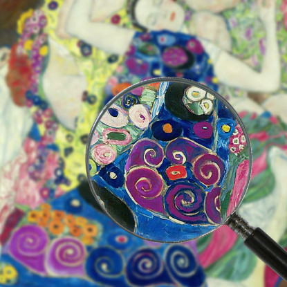 La Vergine Gustav Klimt kg41 quadro stampato su tela
