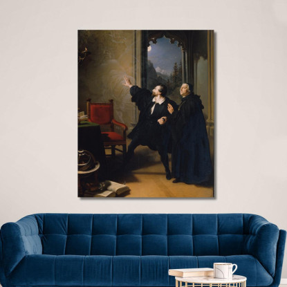 L'Ora Della Morte Di Manfred Johann Peter Krafft jpk43 quadro stampato su tela