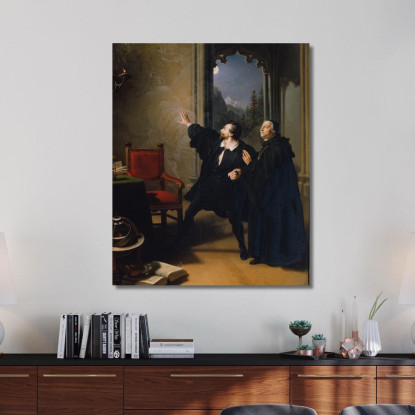 L'Ora Della Morte Di Manfred Johann Peter Krafft jpk43 quadro stampato su tela