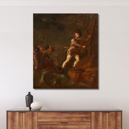 Guglielmo Tell Johann Peter Krafft jpk52 quadro stampato su tela