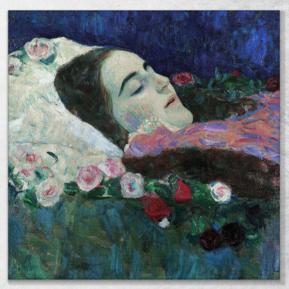 Ria Munch Sul Letto Di Morte Gustav Klimt kg52 quadro stampato su tela