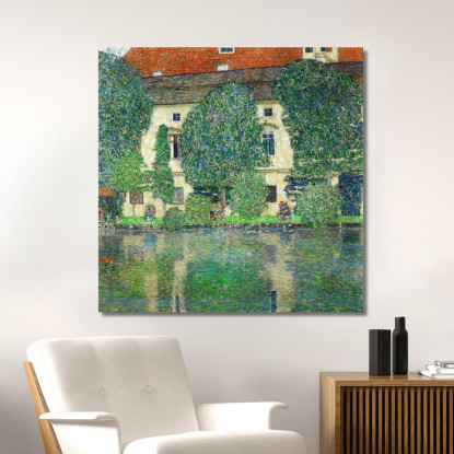 Castello Kammer Sull'Attersee Gustav Klimt kg55 quadro stampato su tela