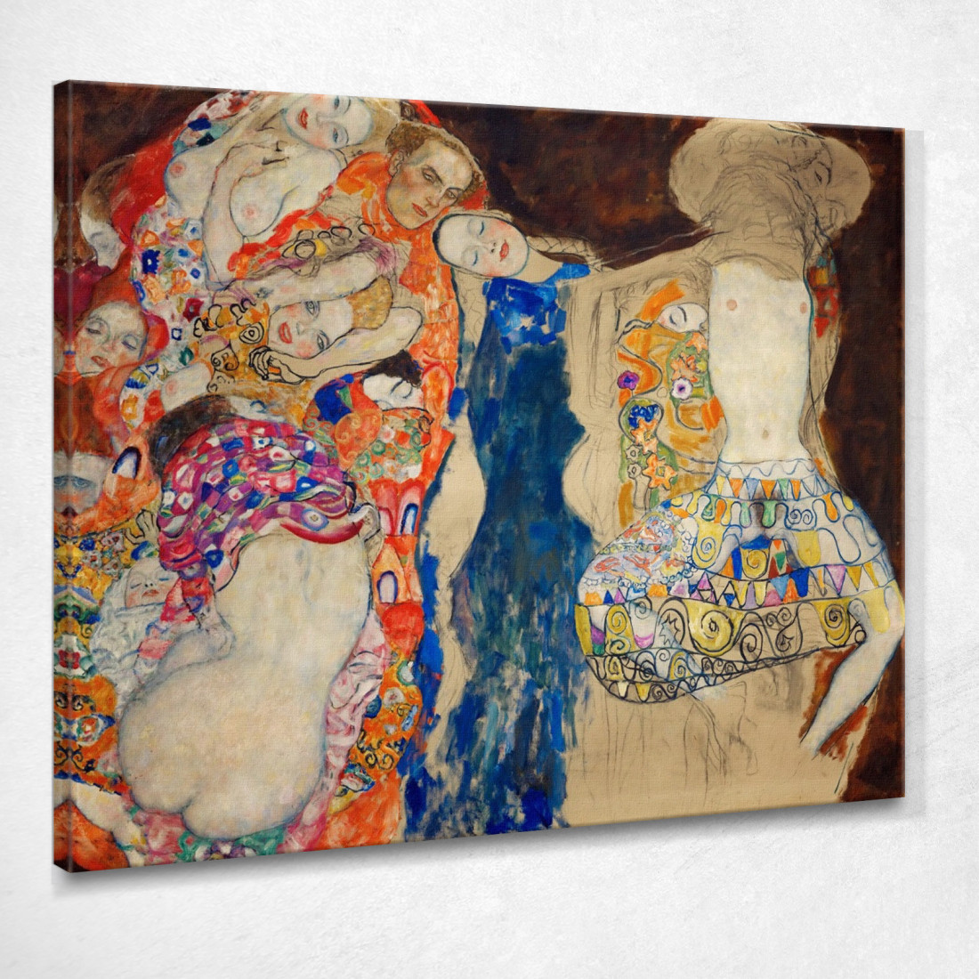 La Sposa Gustav Klimt kg59 quadro stampato su tela