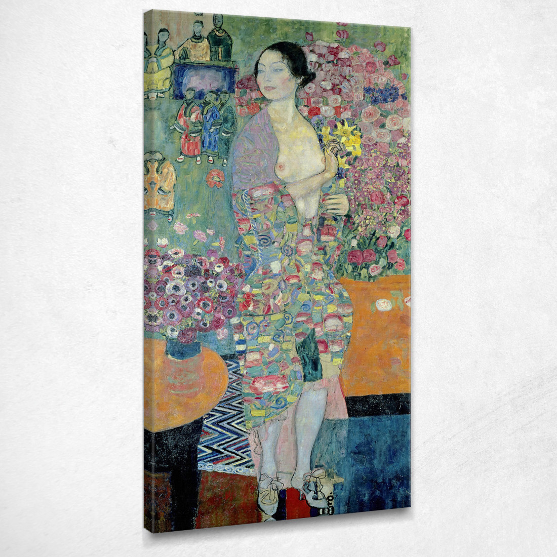 La Ballerina Gustav Klimt kg60 quadro stampato su tela