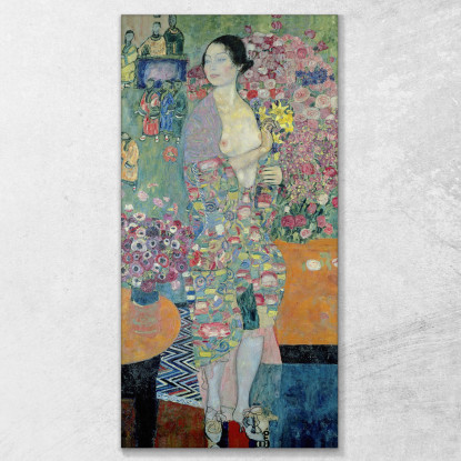 La Ballerina Gustav Klimt kg60 quadro stampato su tela