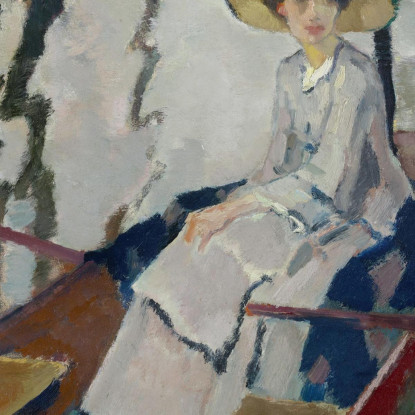 Giorno Grigio D'Autunno Leo Putz lpz17 quadro stampato su tela