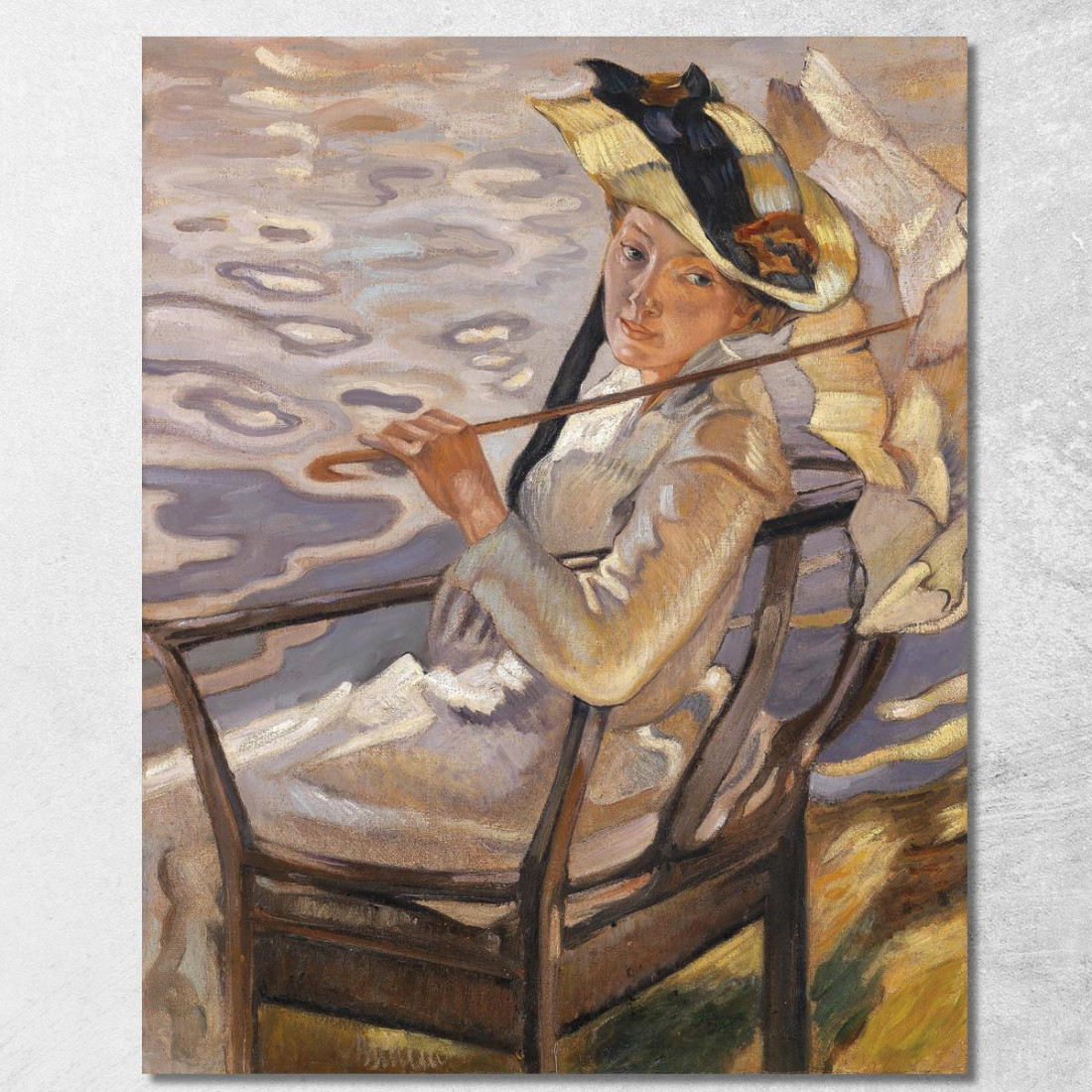 Alla Luce Del Sole Leo Putz lpz22 quadro stampato su tela