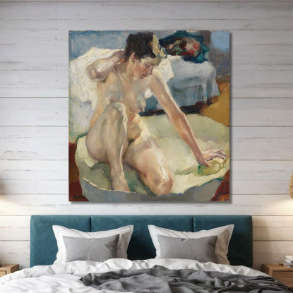 Nella Vasca Da Bagno Ii Leo Putz lpz23 quadro stampato su tela