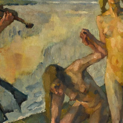 Giovane Vita Gioventù Leo Putz lpz26 quadro stampato su tela