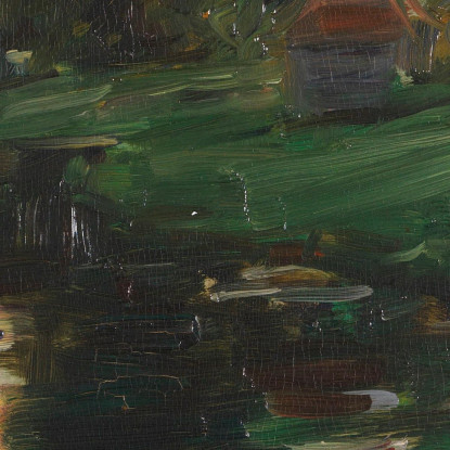 Paesaggio Ai Laghi Di Pasqua Leo Putz lpz30 quadro stampato su tela
