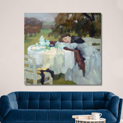 Tardo Autunno Leo Putz lpz32 quadro stampato su tela