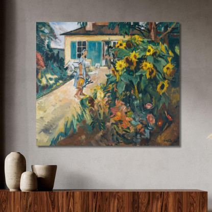 Il Mio Giardino Il Mio Giardino Leo Putz lpz35 quadro stampato su tela