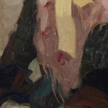 Ritratto Di Veronika Kirmaier Nel Giardino Schleissheim Leo Putz lpz42 quadro stampato su tela