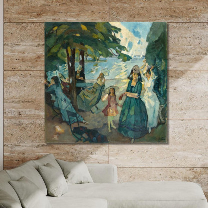 Regata 2 Leo Putz lpz43 quadro stampato su tela